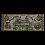 Canada, Dominion du Canada, 2 dollars <br /> 1 juillet 1870
