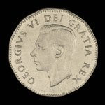 Canada, Georges VI, 5 cents <br /> 1949