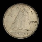 Canada, Georges VI, 10 cents <br /> 1950