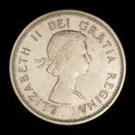 Canada, Élisabeth II, 25 cents <br /> 1964