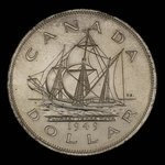 Canada, Georges VI, 1 dollar <br /> 1949