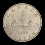 Canada, Élisabeth II, 1 dollar <br /> 1960