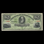 Canada, Union Bank of Newfoundland, 2 dollars <br /> 1 mai 1882