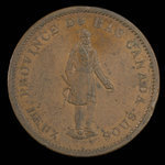 Canada, Banque de Montréal, 1 penny <br /> 1837