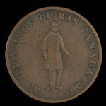 Canada, Banque du Peuple (People's Bank), 1/2 penny <br /> 1837