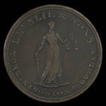 Canada, Lesslie & Sons, 1/2 penny : 1828