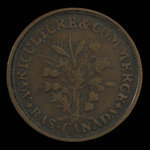 Canada, Dexter Chapin, 1 sou <br /> 1838