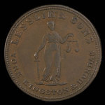 Canada, Lesslie & Sons, 1/2 penny <br /> 1824