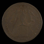 Canada, inconnu, 1/2 penny <br /> 1816