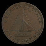 Canada, inconnu, 1/2 penny <br /> 1820