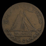 Canada, inconnu, 1/2 penny <br /> 1820