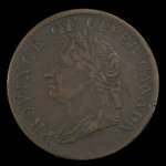 Canada, inconnu, 1/2 penny <br /> 1832