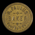 Canada, H. Paulus, 5 cents <br /> 1895