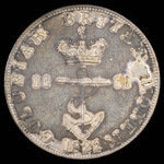 Grande-Bretagne, George IV, 1/2 dollar <br /> 1822