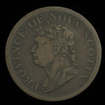 Canada, Province de la Nouvelle-Écosse, 1 penny <br /> 1832