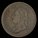 Canada, Province de la Nouvelle-Écosse, 1 penny <br /> 1832