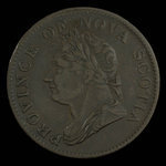 Canada, Province de la Nouvelle-Écosse, 1/2 penny <br /> 1832