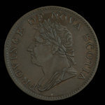 Canada, Province de la Nouvelle-Écosse, 1/2 penny <br /> 1832