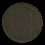 Canada, Province de la Nouvelle-Écosse, 1/2 penny <br /> 1832