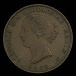 Canada, Province de la Nouvelle-Écosse, 1/2 penny <br /> 1856