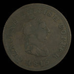 Canada, inconnu, 1/2 penny <br /> 1815