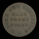 Canada, inconnu, 1/2 penny <br /> 1835