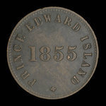 Canada, George Davies, 1/2 penny <br /> 1855