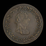 Canada, inconnu, 1/2 penny <br /> 1812