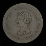 Canada, inconnu, 1 penny <br /> 1838