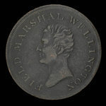 Canada, inconnu, 1/2 penny <br /> 1805