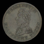 Canada, inconnu, 1/2 penny <br /> 1814