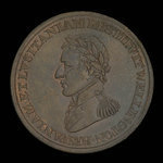 Canada, inconnu, 1/2 penny <br /> 1812