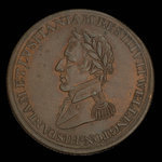 Canada, inconnu, 1/2 penny <br /> 1812