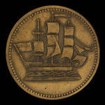 Canada, inconnu, 1/2 penny <br /> 1835