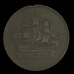 Canada, inconnu, 1/2 penny <br /> 1835