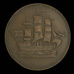 Canada, inconnu, 1/2 penny <br /> 1835