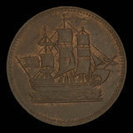 Canada, inconnu, 1/2 penny <br /> 1835