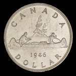 Canada, Georges VI, 1 dollar <br /> 1946