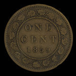 Canada, Victoria, 1 cent <br /> 1859