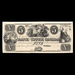 Canada, Bank of Upper Canada (York), 5 dollars <br /> 1838