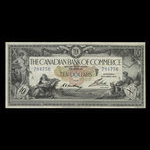 Canada, Canadian Bank of Commerce, 10 dollars <br /> 2 janvier 1917