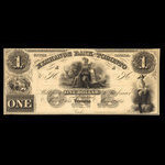 Canada, Exchange Bank of Toronto, 1 dollar <br /> 1 mai 1855