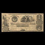 Canada, Merchants Bank (The), 1 dollar : 5 décembre 1836