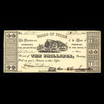 Canada, Cobourg Board of Police, 2 dollars <br /> 20 décembre 1848