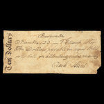 Canada, Clark & Street, 10 dollars <br /> 1 mars 1814