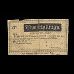 Canada, Ville de Saint John, 2 shillings <br /> 1822