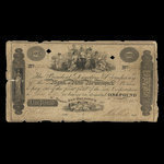 Canada, Bank of New Brunswick, 1 livre(anglaise) <br /> 1 janvier 1831
