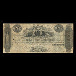 Canada, Bank of New Brunswick, 1 livre(anglaise) <br /> 1 juin 1849