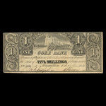 Canada, Gore Bank, 1 dollar <br /> 2 juin 1856
