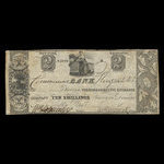 Canada, Commercial Bank (Kingston), 2 dollars <br /> 30 juillet 1837